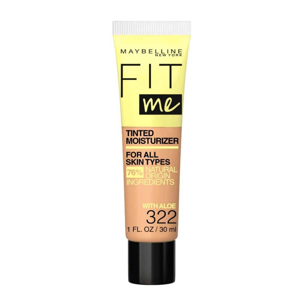 Maybelline Fit Me Tinted Moisturizer Natural Coverage All Skin Types 1oz #322